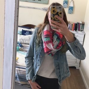 Pink Comb Infinity Scarf